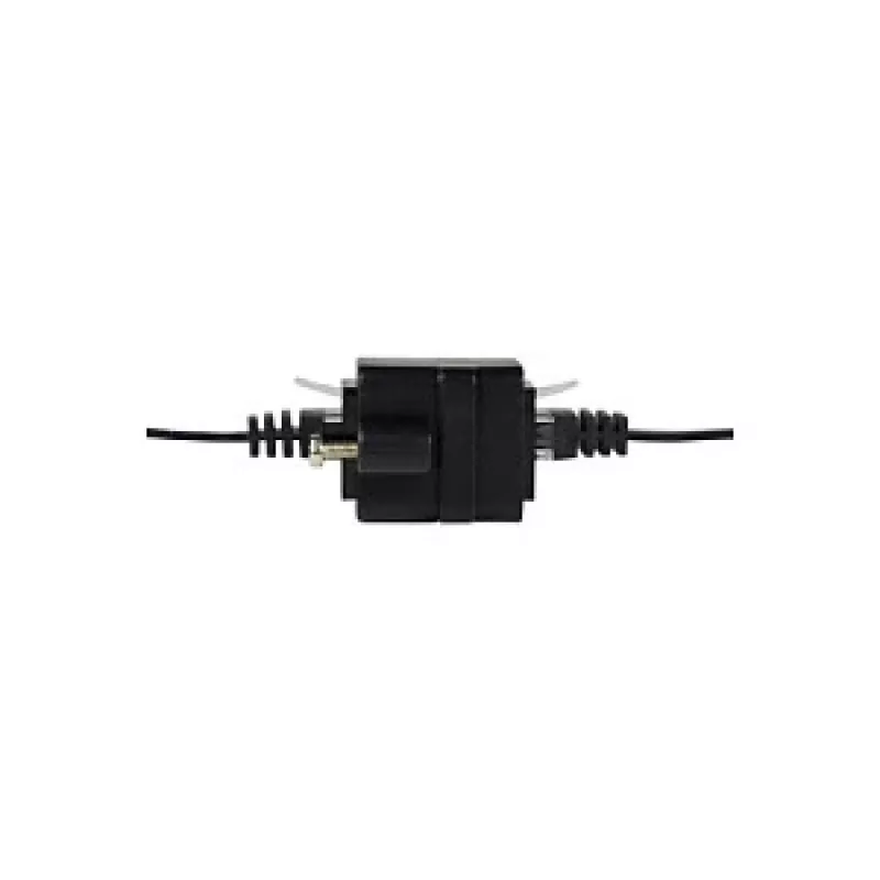 LOGILINK NP0098 RJ45-koppeling met montageflens, 2x RJ45-bus, Cat.5e UTP, zwart