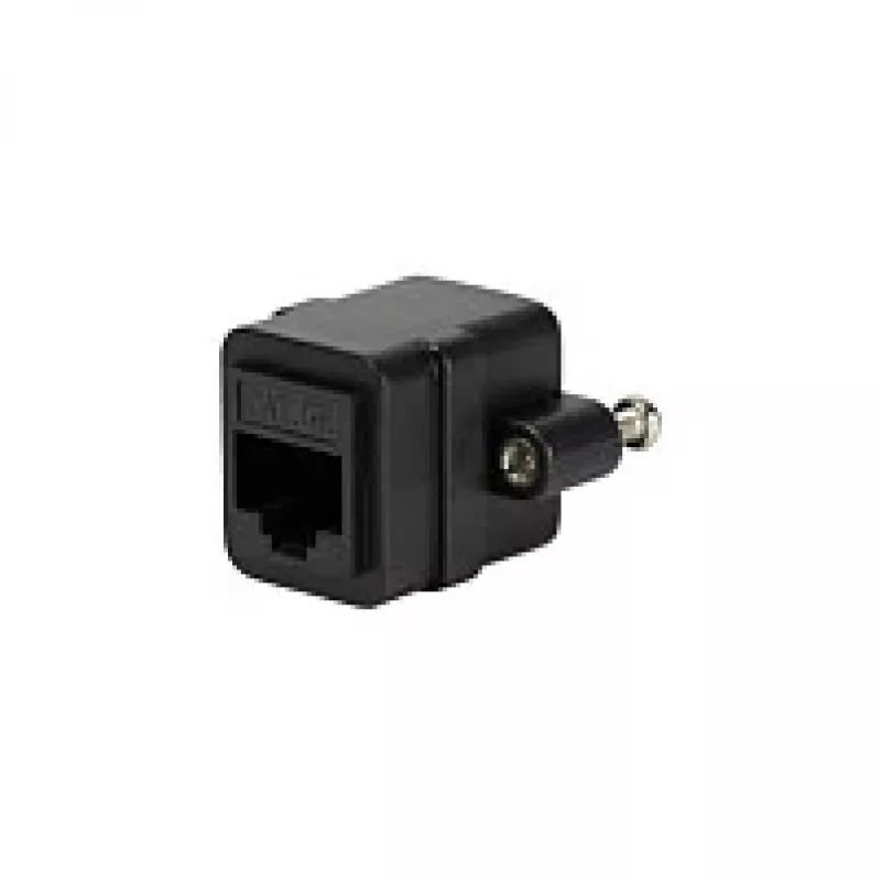 LOGILINK NP0098 RJ45-koppeling met montageflens, 2x RJ45-bus, Cat.5e UTP, zwart