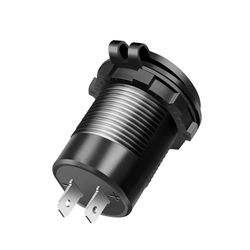 LogiLink PA0330 Inbouw USB-autolader, USB-A + USB-C, 60 W, Power Delivery, zwart