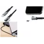 LogiLink USB 3.2 Gen 2 USB-C naar USB-C haakse kabel, 10 Gbps, 100W, 4K, 2 m, zwart/grijs