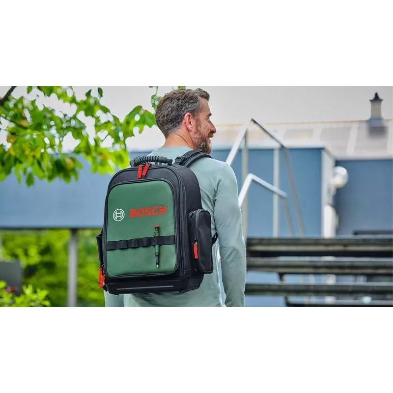 Bosch Power Tools 60-delige gereedschapsrugzak-set (zwart/groen)