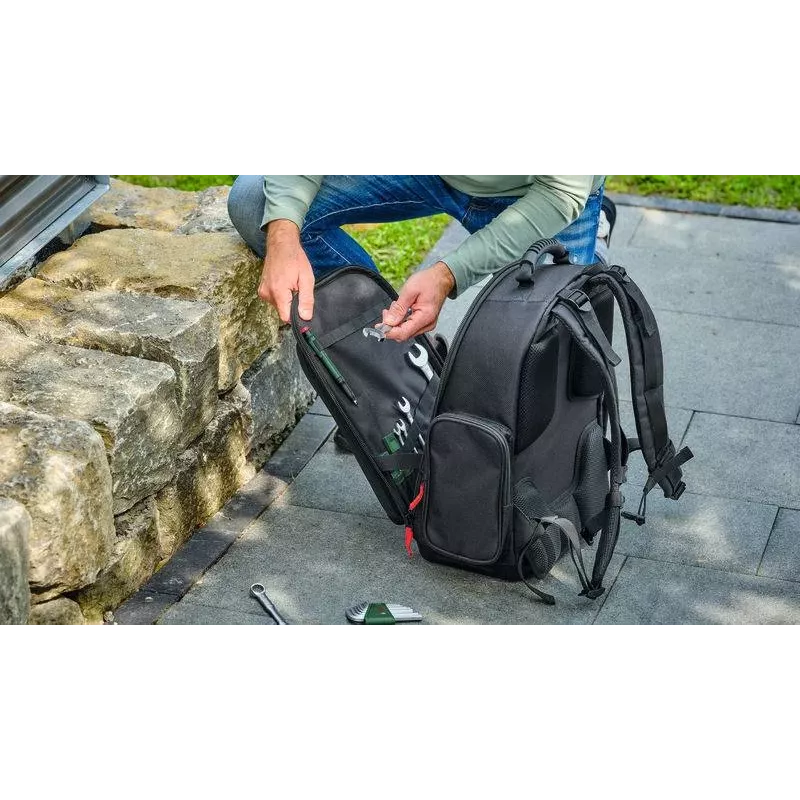 Bosch Power Tools 60-delige gereedschapsrugzak-set (zwart/groen)