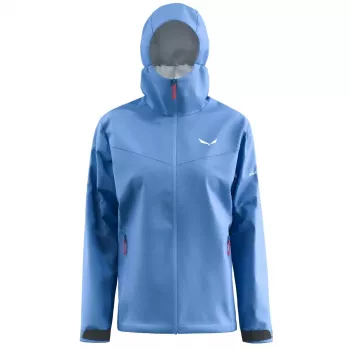 Salewa Puez Aqua 4 PTX 2.5L dames regenjas Morning Blue M