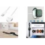 LogiLink PA0379 inductieve oplaadkabel voor Apple Watch, wit, 1 m