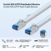 LogiLink Cat.6A slim S/FTP LSZH patchkabel, grijs, 7,5 m, SlimLine