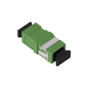 LogiLink FA01SC8 SC simplex APC glasvezeladapter, flensloos, groen, 12-pack