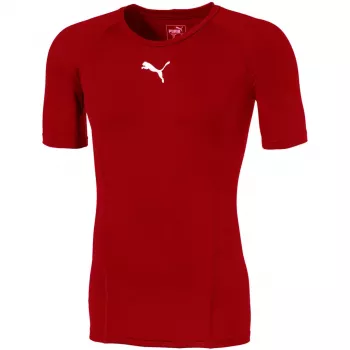 Puma LIGA Baselayer Korte Mouwen Heren-T-shirt Rood Maat L