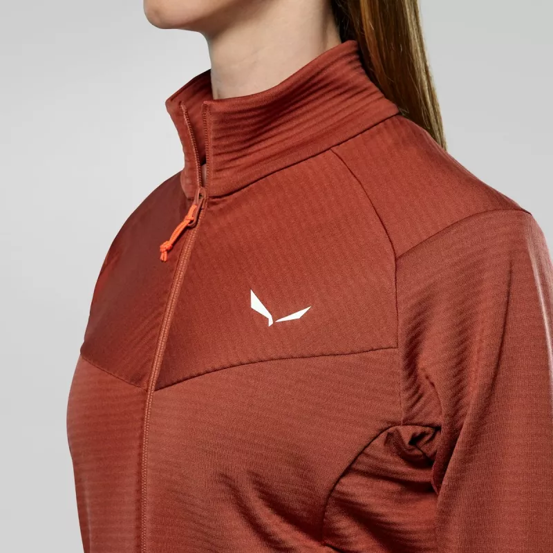 Salewa Dames Puez Altavia Sweatshirt Rood Maat 38