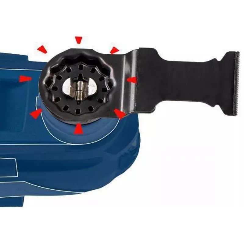 Bosch 2608669087 AIZ 32 APB inlegzaagbladset, 10 stuks, Starlock, BiM, 32 mm
