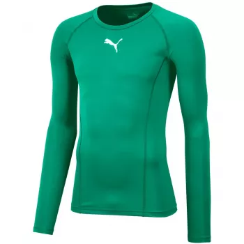 Puma Liga Baselayer tee LS heren T-shirt pepergroen XL