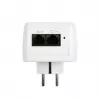 ALLNET ALL3075v4 slimme stekker met Wi-Fi en Ethernet, energiemonitoring, type F Schuko, 16A, 3680W