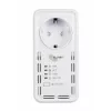 ALLNET ALL3075v4 slimme stekker met Wi-Fi en Ethernet, energiemonitoring, type F Schuko, 16A, 3680W