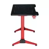 LogiLink gamingbureau, 120x60 cm, tafelblad van gehard glas met RGB-verlichting, rode rand