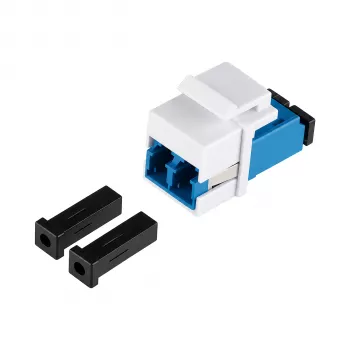 EFB Keystone-module LC Duplex OS2 blauw