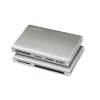 LogiLink USB 3.2 Gen1 5-in-1 kaartlezer, metalen behuizing, zilver