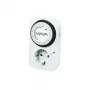 LogiLink mechanische tijdschakelaar ET0001, dagelijks programmeerbaar, 16A/3680W, 230V, type F Schuko, wit