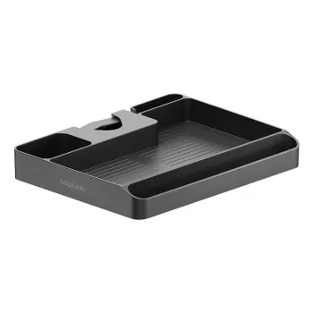 LogiLink stanghouder plank voor 30-48 mm stangen, zwart