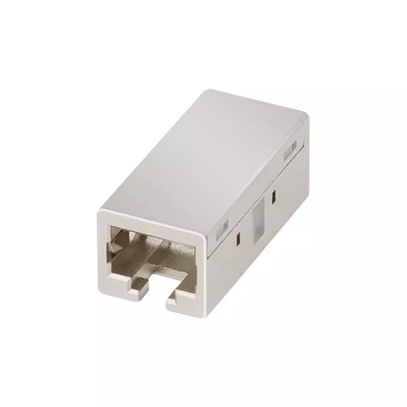 LogiLink Cat.6A afgeschermde RJ45 inline-koppeling, metalen behuizing, industriekwaliteit