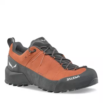 Salewa Wildfire Leather 2 GTX heren lage wandelschoenen - Bombay Brown/zwart, EU 44.5