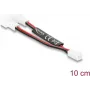 Delock Y-splitter ventilator kabel 1x 2-pin bus naar 2x 2-pin stekker 10 cm