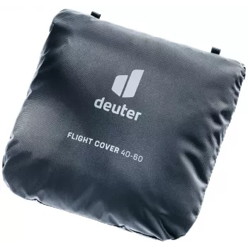 DEUTER hoes voor flightcase - zwarte beschermhoes tegen stof en krassen met uitsparingen voor handgrepen