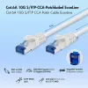 LogiLink Cat.6A S/FTP LSZH patchkabel, wit, 5 m, EconLine