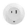 LogiLink LED-nachtlamp met schemersensor, 1x USB-A & 1x USB-C, 18W totaalvermogen
