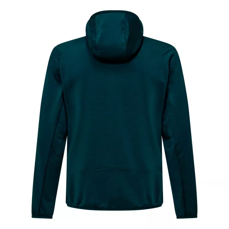 Salewa Puez Altavia Polarlite hooded fleece-jack heren Pond Blue
