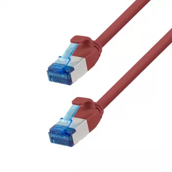 LogiLink SlimLine Cat.6A S/FTP LSZH-patchkabel, rood, 3 m, 10Gbps