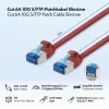 LogiLink SlimLine Cat.6A S/FTP LSZH-patchkabel, rood, 3 m, 10Gbps
