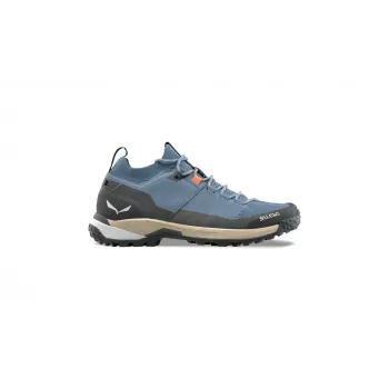 Salewa Puez 2 Knit PTX low-cut wandelschoen heren Java Blue/zwart EU 40.5