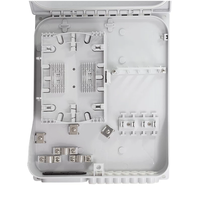 LOGILINK FTTX-verdeelbox, 96 vezels, 24x LC-duplex of SC-simplex, onbezet, IP65, wandmontage