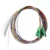LogiLink fiber pigtail-set 12 x LC/APC OS2 (G657.A1), 2 m, gekleurd, groene stekker