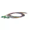 LogiLink fiber pigtail-set 12 x LC/APC OS2 (G657.A1), 2 m, gekleurd, groene stekker
