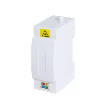 LogiLink FTTH-afsluitbox voor dinrailmontage, 4 poorten, wit
