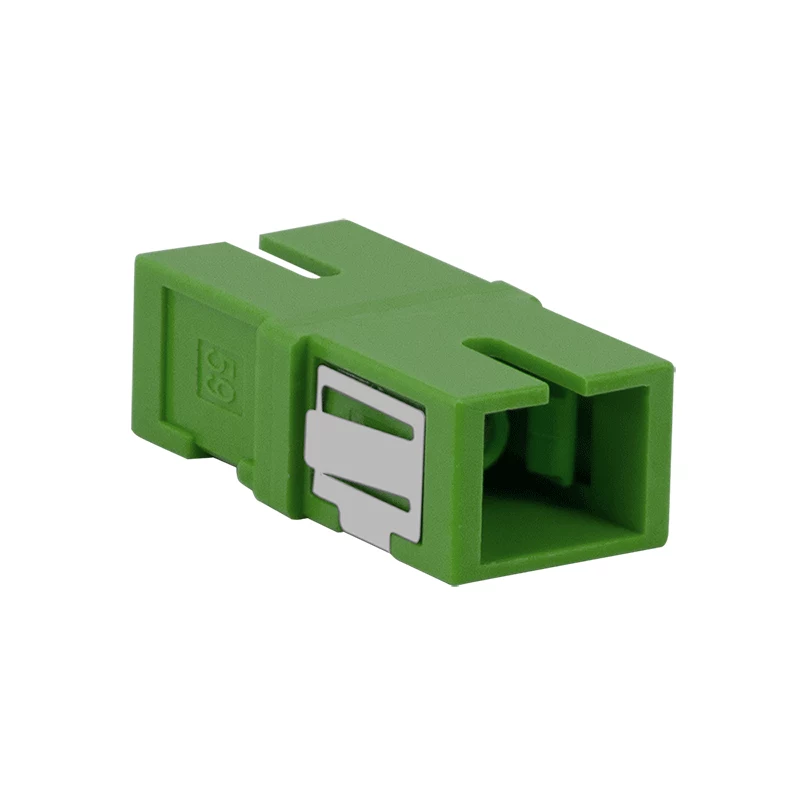 LogiLink SC-simplex glasvezel-adapter, groen, zonder flens, 12-pack