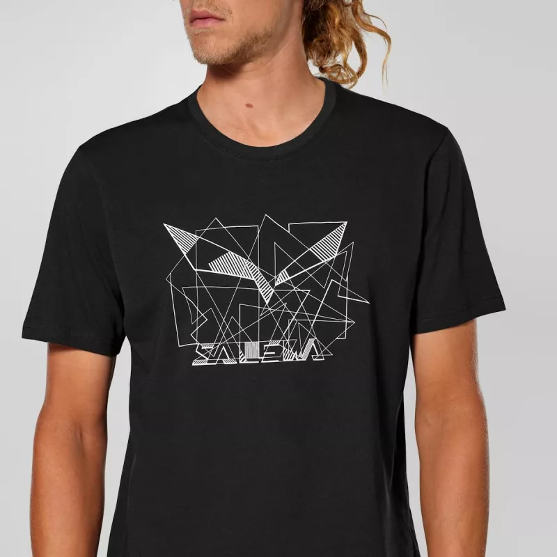 Salewa heren Eagle Geometric T-shirt Black Out - maat L