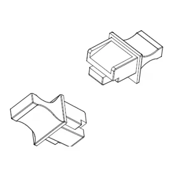 EFB RJ45-blindstop, zwart, 100-pack