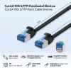 LogiLink Cat.6A slim S/FTP LSZH patchkabel, zwart, 5 m