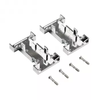 EFB ELEKTRONIK EB0909MV2 gemetalliseerde lege interface-behuizing, 1-poorts keystone, zilver
