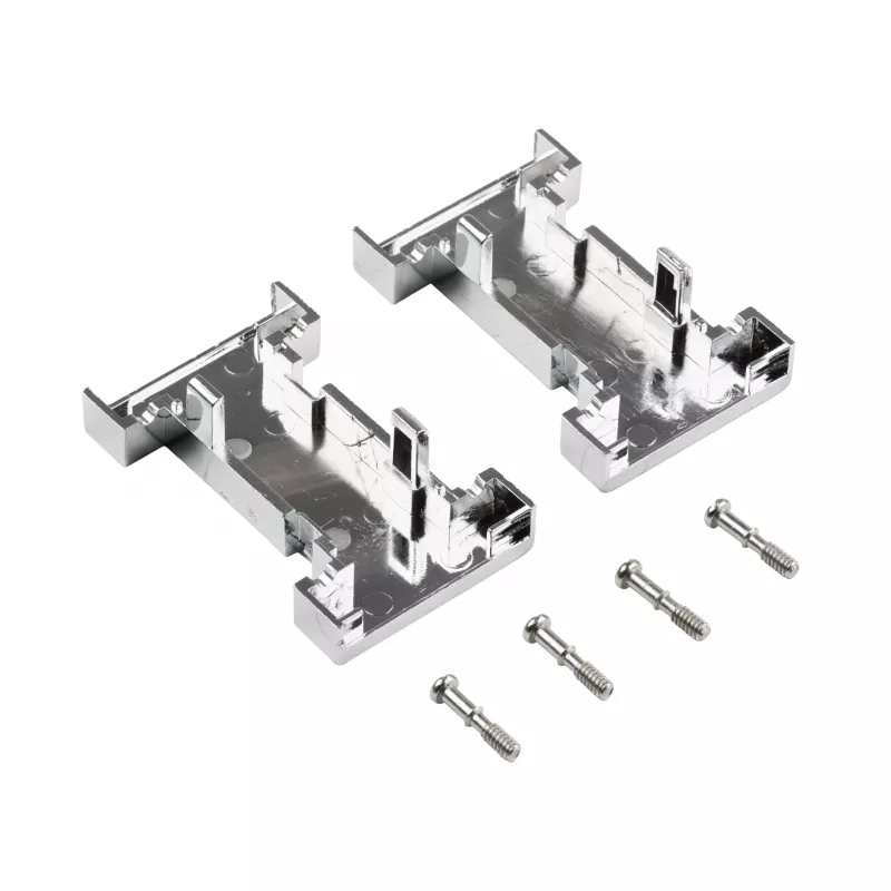 EFB ELEKTRONIK EB0909MV2 gemetalliseerde lege interface-behuizing, 1-poorts keystone, zilver