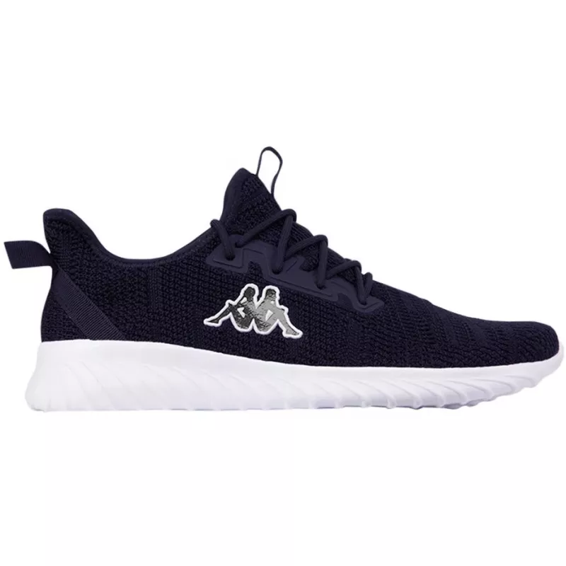 Kappa Capilot heren vrijetijdssneakers marineblauw & wit veterschoen low-top EU 44