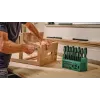 BOSCH gemengde schroevendraaierset 39-delig met standaard, groen/zwart