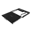 LogiLink 8-poorts KVM-console met 17-inch LCD, VGA, ultra-short-depth, 1U-rackmount