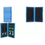 LogiLink UA0417 M.2 SSD-opbergbox voor 4 NGFF/NVMe SSD's, blauw