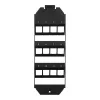 LOGILINK Keystone vloerbox-inzet voor 3 x 4 Keystone-modules, zwart
