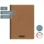Brunnen FACT!plus A5 geruit notitieboek 96 blad bruin