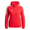 adidas Tiro 21 sweat-hoodie Team Power Red junior maat 116