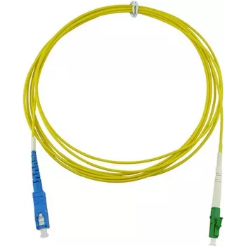 BlueOptics simplex glasvezel-patchkabel LC/APC naar SC/UPC Singlemode OS2 7m LSZH geel
