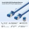 LogiLink Cat.6A S/FTP LSZH SlimLine Patchkabel, 20 m, Blauw